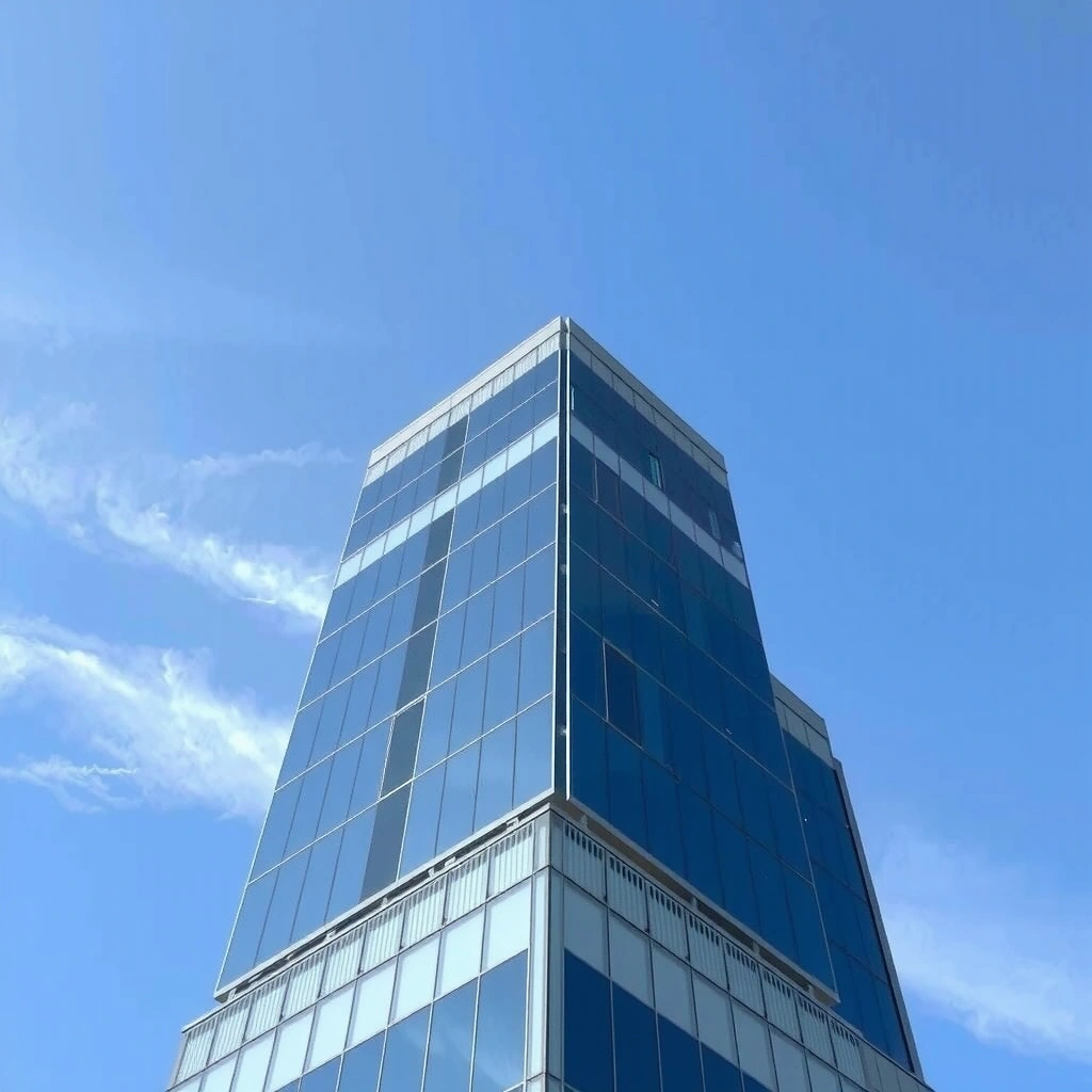 Modern architecture detail in HCMC